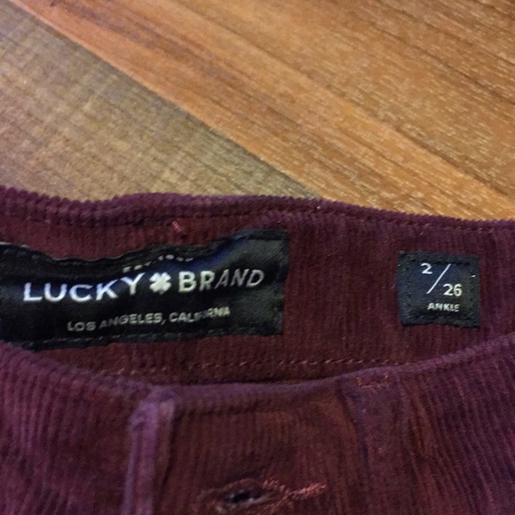 Lucky Brand Bridgette Skinny corduroy size 2 - Picture 5 of 7